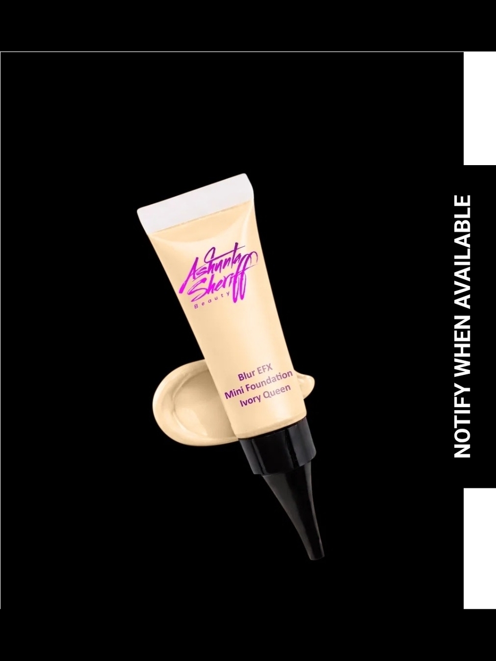 Ashunta Sheriff Beauty Blur EFX Mini Foundation - Ivory Queen BNIB